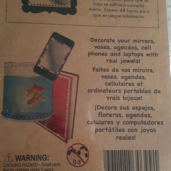 Silver Rhinestone Stickers Strass - Picture 4 of 6